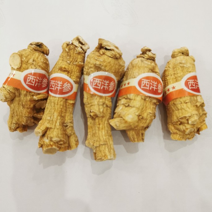 进口正宗加拿大新西洋参段枝整枝粒头美国花旗参500克代切片磨粉