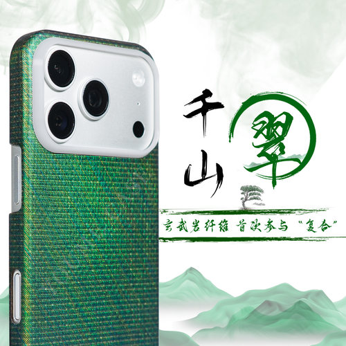 苹果16pm玄武岩浮刺幻彩保护壳