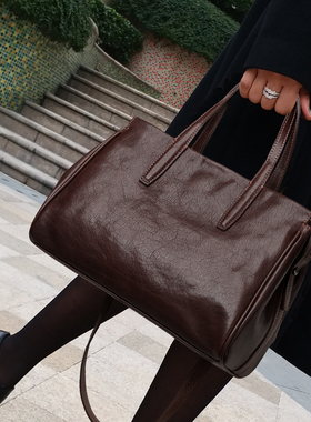 CCAMO包包女款2025新款包包日常通勤百搭真皮女士单肩斜挎休闲包