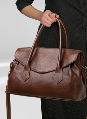 CCAMO包包女式2025新款真皮女包外出包包日常通勤百搭单肩手提包