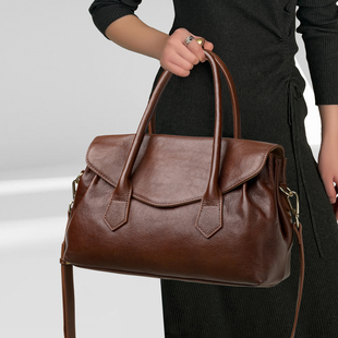 CCAMO包包女式2026新款真皮女包外出包包日常通勤百搭单肩手提包