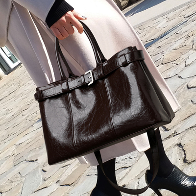 CCAMO通勤包四季百搭时尚真皮包