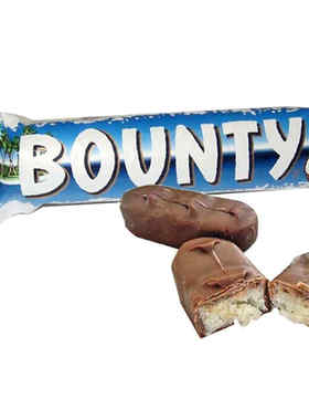 新货10个包邮荷兰板椰蓉夹心巧克力棒BOUNTY朱古力