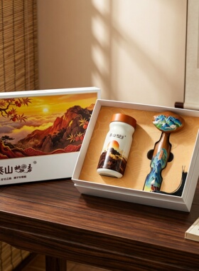 泰山桃木王景泰蓝润心如意雕刻桃木摆件乔迁开业家居吉祥工艺礼品