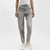 小脚锥形裤 弹力潮 JEANS牛仔裤 男女灰色春夏秋季 买到赚到 ABLE