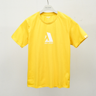 t恤纯棉印花圆领上衣夏季 618福利男女同款 JEANS短袖 体恤ABLE 短袖