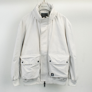 男休闲装 夹克宽松大口袋立体工装 连帽外套 JEANS男士 特别实惠ABLE