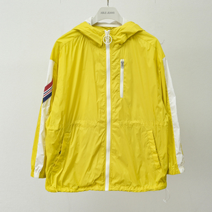 轻薄外套皮肤衣ABLE 夹克便携速干连帽宽松拉链上衣 JEANS女春夏季