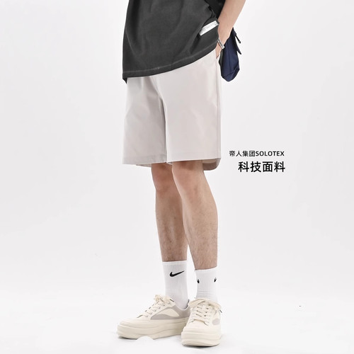帝人面料夏季三防休闲男短裤青年