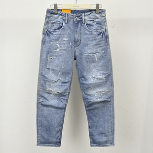 JEANS男士 ABLE 牛仔裤 水洗破洞做旧松垮裤 小码 潮流宽松长裤 特价