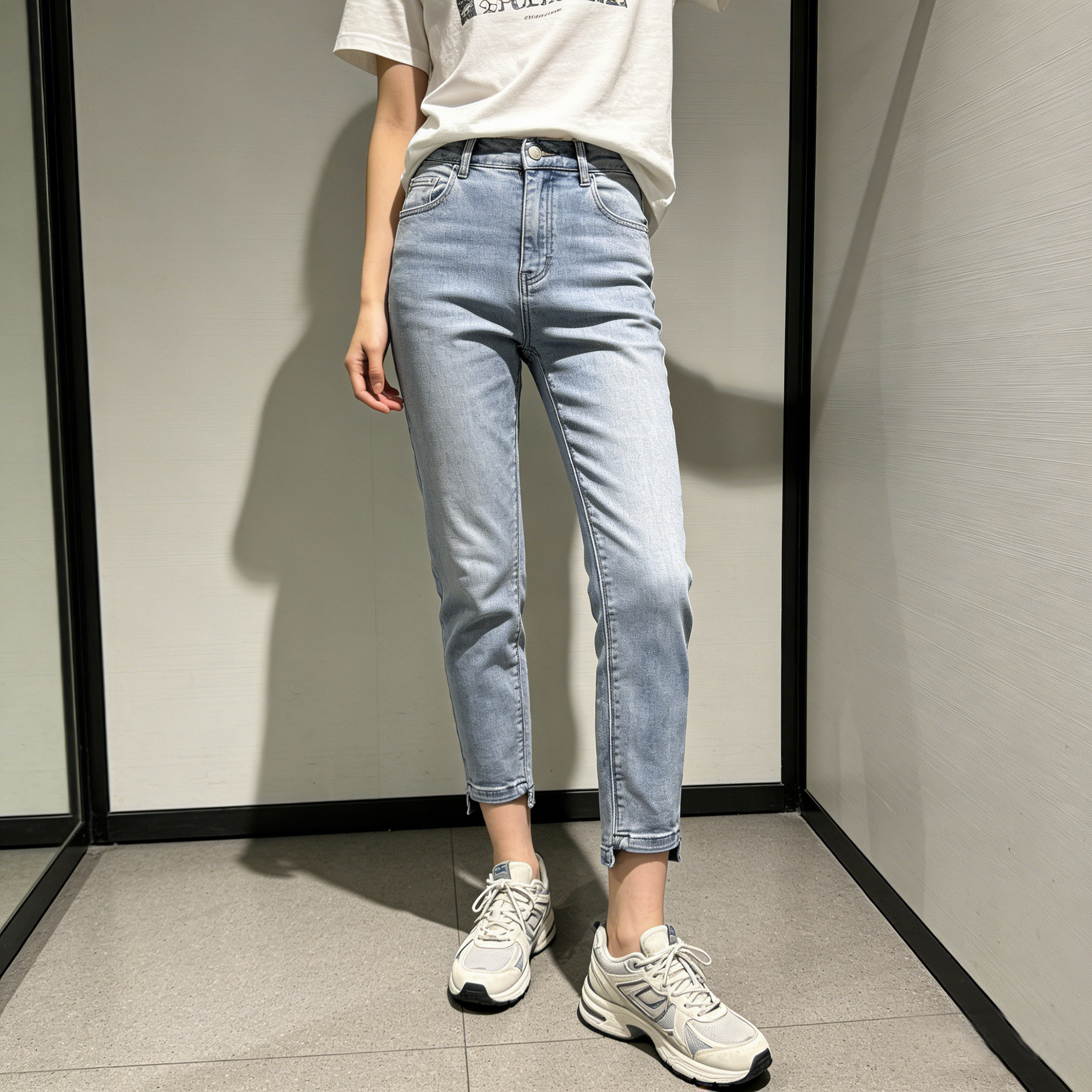 ABLEJEANS牛仔裤女士紧身铅笔裤