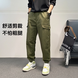 裤 JEANS男工装 ABLE 束脚裤 针织休闲松紧腰九分裤 春季 柜价799春季