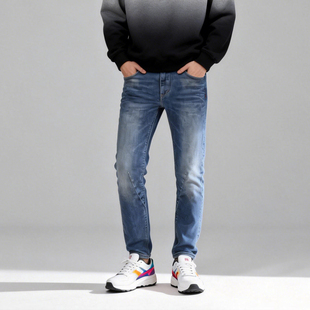 通勤潮流修身 断码 男牛仔裤 JEANS春秋长裤 专柜正品 ABLE 特价 小脚裤
