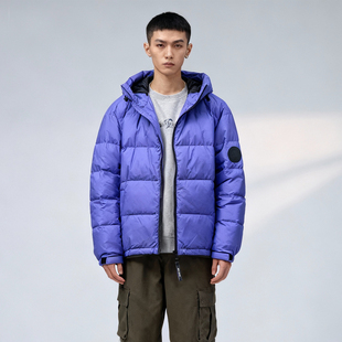 25冬羽绒服able 白鸭绒保暖羽绒衣简约百搭外套 jeans男女连帽厚款
