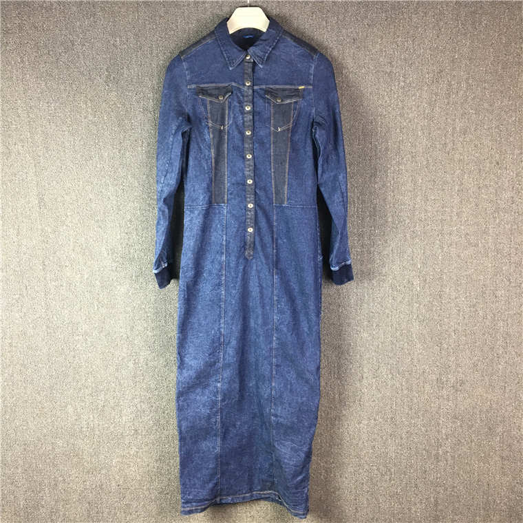 ABLE,JEANS弹力薄款连衣长裙