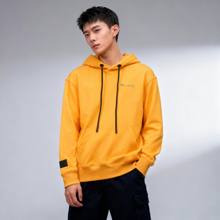 JEANS男女卫衣连帽毛圈布上衣针织衫 ABLE 特价 秋冬潮外套 厚款