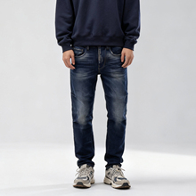 3D BAGGY深色秋冬松垮裤潮男牛仔裤舒适潮流宽松男长裤ABLE JEANS