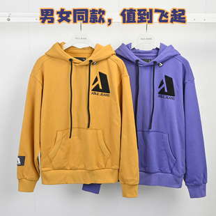 秋冬 休闲套头衫 太超值了ABLE JEANS男女卫衣厚实连帽刺绣潮流美式