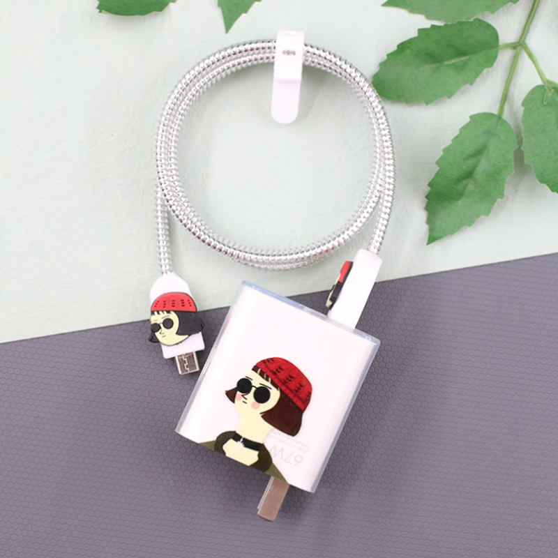 适用小米17 15Pro Mix Flip数据线保护套90w充电器缠绕线红米K90