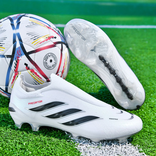 亚马尔青少年足球鞋无鞋带女长钉TF碎钉儿童学生透气猎鹰训练鞋男