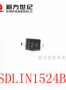 ESD保护 TVS二极管ESDLIN1524BJ-HQ ST意法 SOD323印记24.