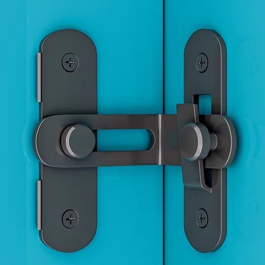 免打孔90度门扣卡扣直角锁推拉门