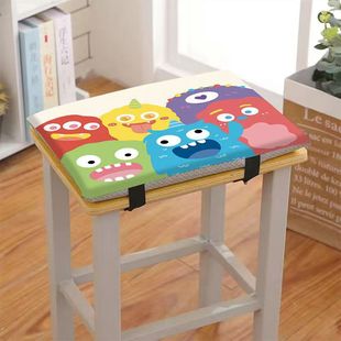 卡通海绵坐垫学生凳椅垫学校教室座垫加厚可拆洗 新人优惠5元