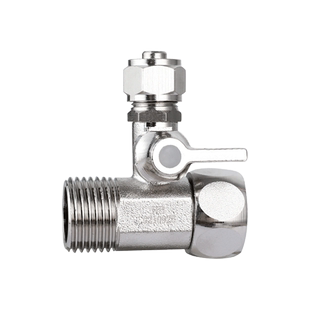 净水器进水三通阀净水机水龙头4分转2分转换接头分水阀配件配大全