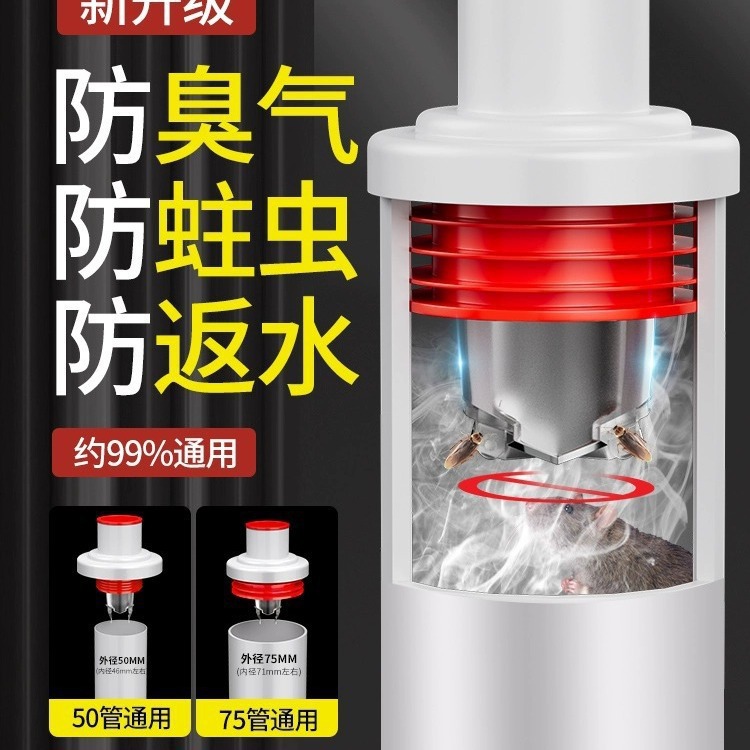 防返臭下水管道堵口器地漏防臭器