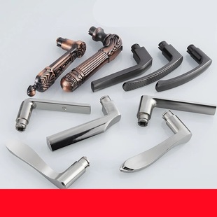 门把手手柄防盗门锁通用型手拉配件大全大门家用把柄房间入户卧室