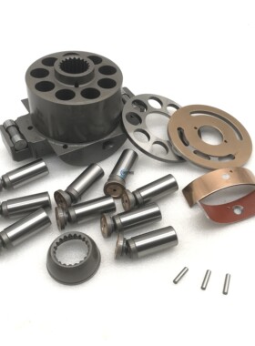 挖掘机维修久保田155/161/PSVL-54 液压泵缸体配油盘柱塞摇摆配件