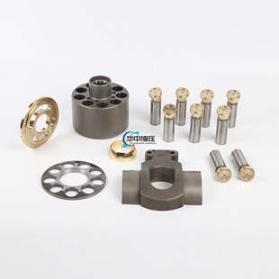 卡特液压泵维修VRD63 CAT120缸体柱塞回程盘配油盘传动轴球铰配件