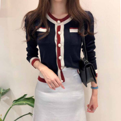 Xiaoxiangfeng knitted cardigan slim in spring and Autumn