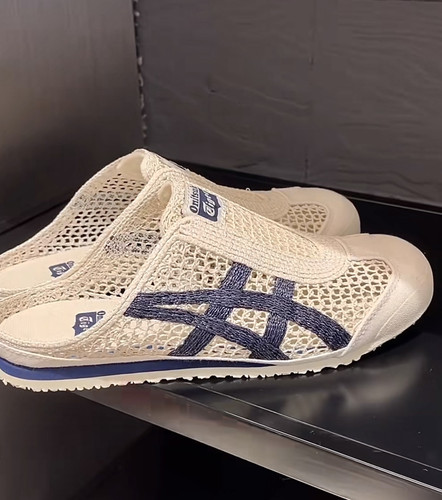 Onitsuka Tiger鬼塚虎 MEXICO 66 SABOT 舒适日常 透气轻便米蓝色