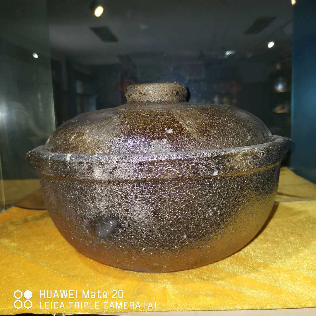 甘肃华亭安口窑手工黑砂砂锅子暖锅耐高温炖锅煲汤锅包邮好用耐用