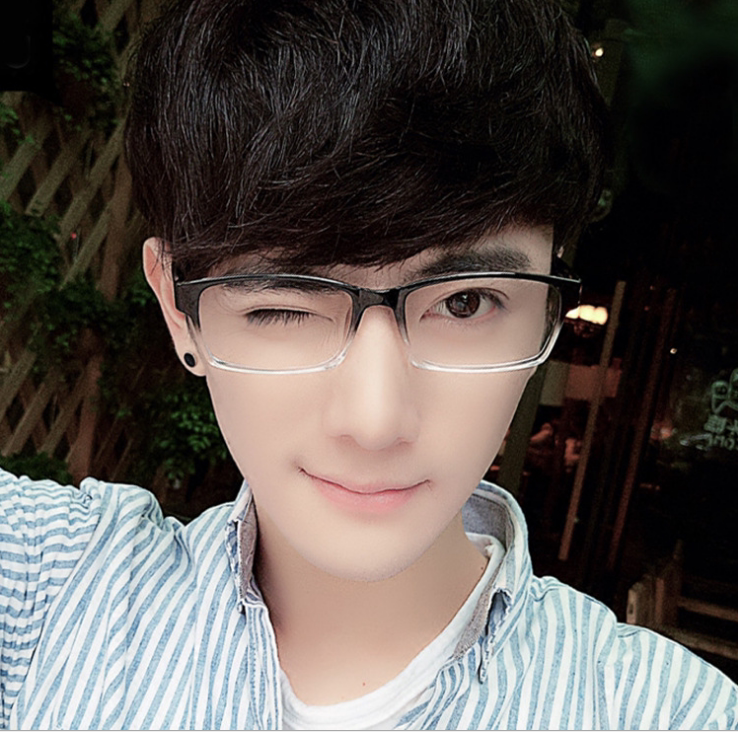 男女复古近视眼镜大框全框防辐射成品带镜片50/250/300/400/500度