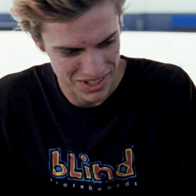 美剧90年代中期Mid90s同款字母Blind Skateboards宽松男女短袖t恤