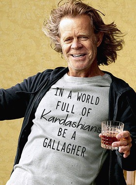 美剧无耻之徒老弗兰克In a world fullof kardashians同款短袖t恤