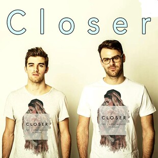 重磅纯棉chainsmokers 双人电音DJ烟鬼乐队短袖T恤宽松男美式复古
