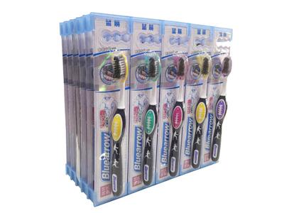 蓝箭软胶舌苔清洁10支手动牙刷