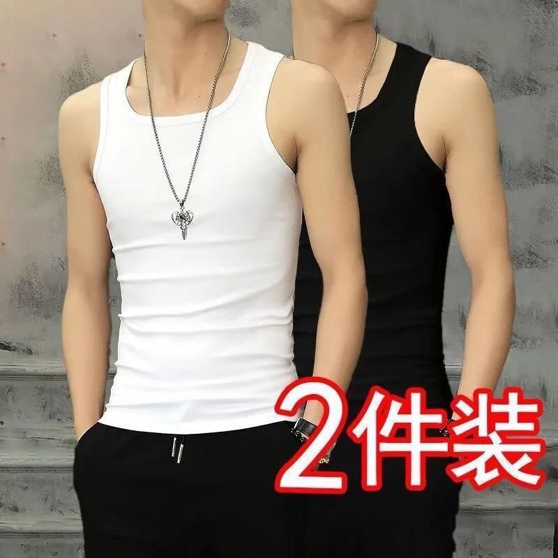 2026背心男士夏天薄款透气无袖马甲男夏季新款修身运动跑步打底衫图片