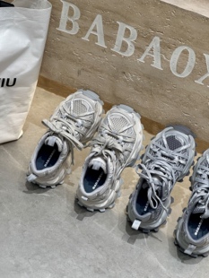 女运动休闲鞋 真皮松糕厚底户外风绑带老爹鞋 潮 新款 巴宝秀2026春季