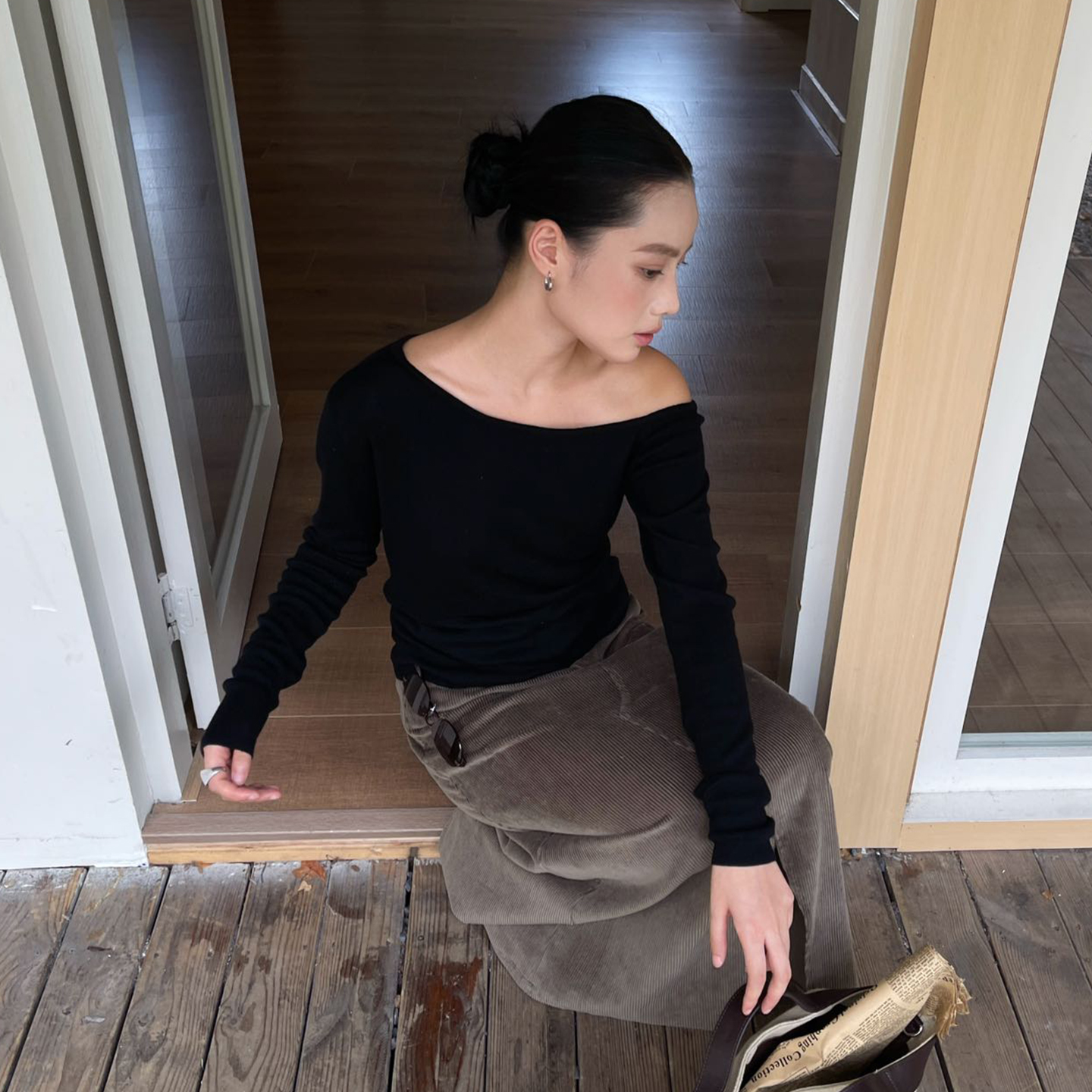 PURITYYH韩系气质百搭时尚毛衣内搭外穿女高级羊毛修身针织衫上衣