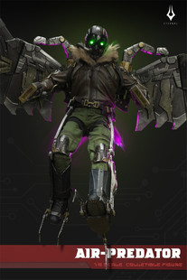 永恒玩具 Eternal toys 1/6 Air-Predator 铁翼飞鹰捕食者 现货