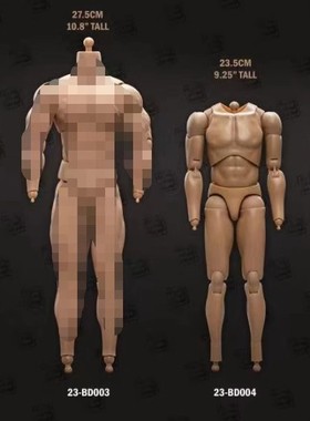 23TOYS 1/6 23-BD001-BD006 男高兵人素体 现货
