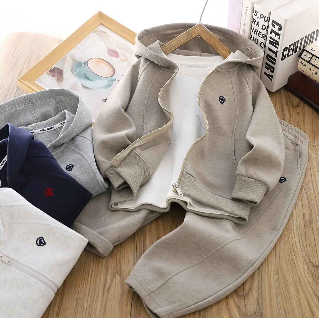 男童秋装运动套装2026款春秋衣服