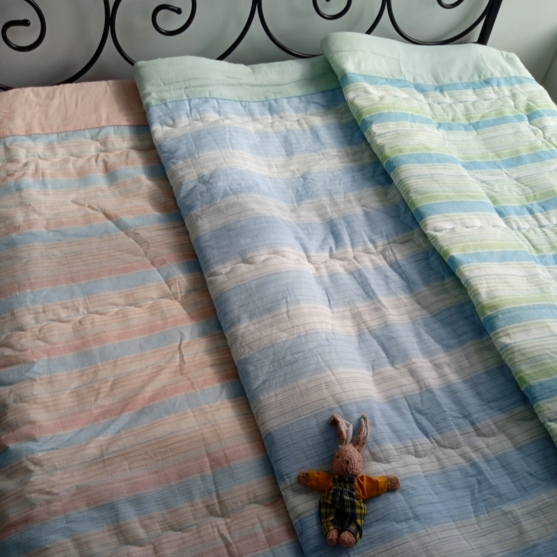 夏凉被空调被春秋被儿童学生成人单人冰丝凉感纯棉薄被被芯可机洗