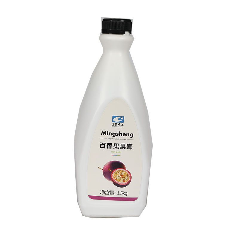 茗晟 百香果果茸1.5公斤百香果果酱果肉饮料浓浆咖啡 饮料 水果茶