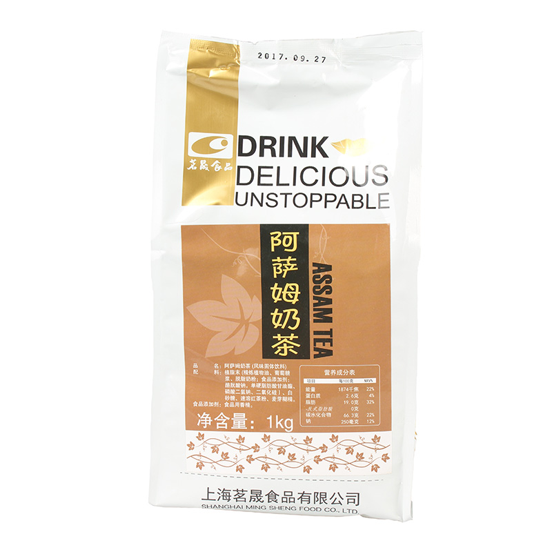 茗晟三合一奶茶阿萨姆奶茶粉速溶奶茶粉 1kg/包思浓奶茶原料-封面