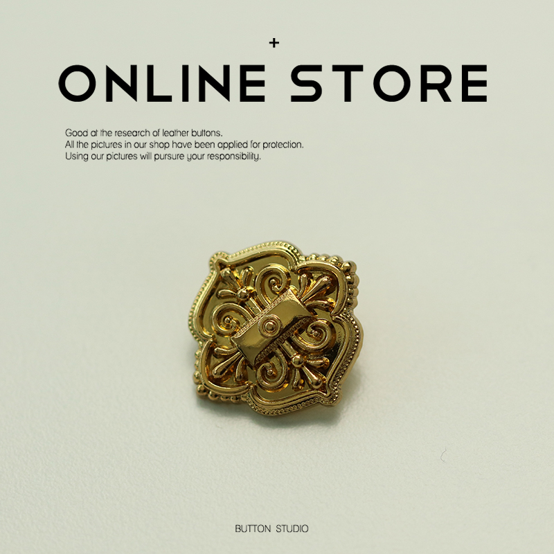 金属纽扣西装外套大衣扣子装饰扣